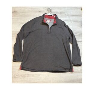 Carbon2Cobalt Pullover 1/4 Zip Long Sleeve Casual‎ Comfy Mens Top XXL